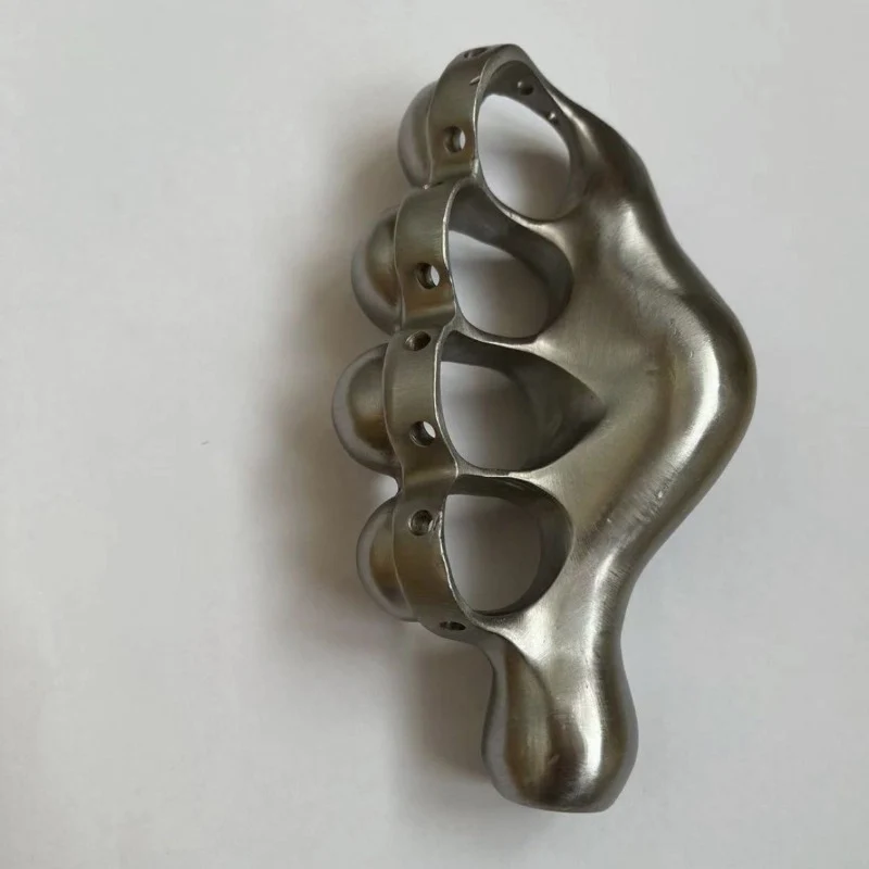 Stainless Steel Knuckle Duster Four Finger Boxing Self Defense Buckle Window Breaker Outdoor  EDC Tool - Image 8
