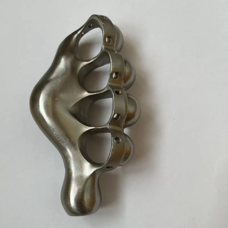 Stainless Steel Knuckle Duster Four Finger Boxing Self Defense Buckle Window Breaker Outdoor  EDC Tool - Image 9