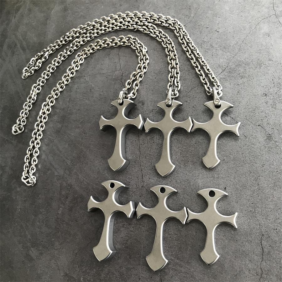 TC21 Titanium Cross Knuckle Duster Self-Defense EDC Decoration - Image 3