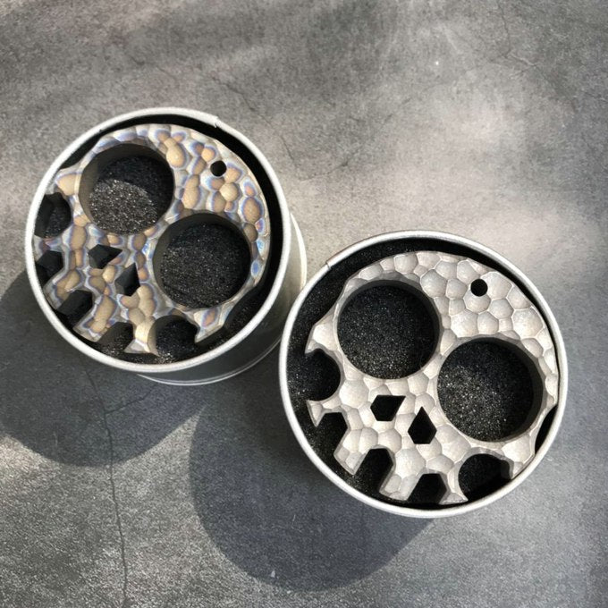 TC4 Titanium Alloy-knuckle Duster Boxing Self-defense Window Breaker Outdoor Multi-functional Portable EDC Tool