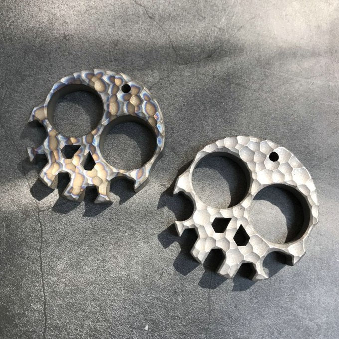 TC4 Titanium Alloy-knuckle Duster Boxing Self-defense Window Breaker Outdoor Multi-functional Portable EDC Tool - Image 2