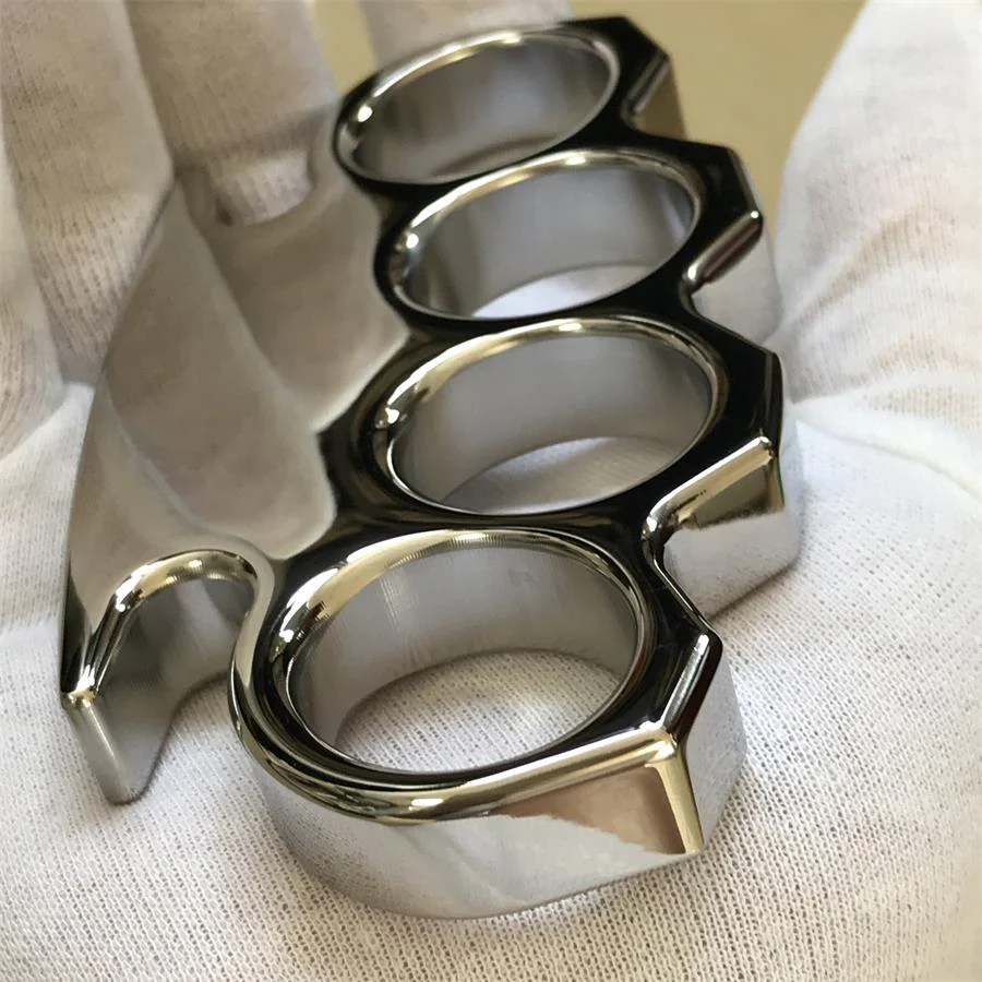 The King Solid Steel Classic Mirror Knuckle Duster - Image 4