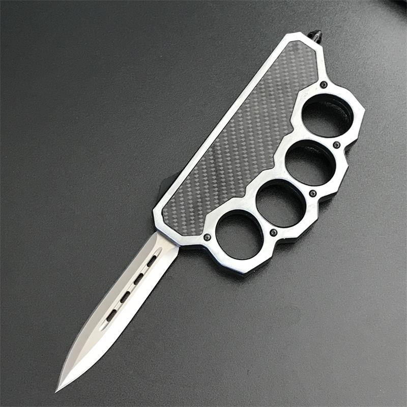 Thickened Knuckle Knife Self Defense Window Breaker Tactical Knives - Image 4