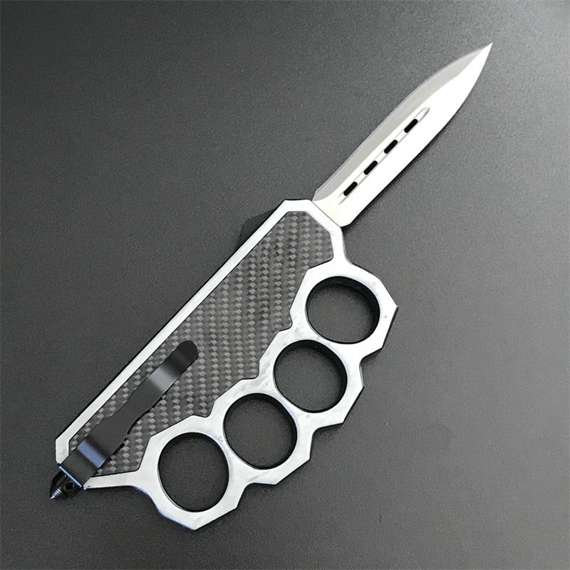 Thickened Knuckle Knife Self Defense Window Breaker Tactical Knives - Image 9
