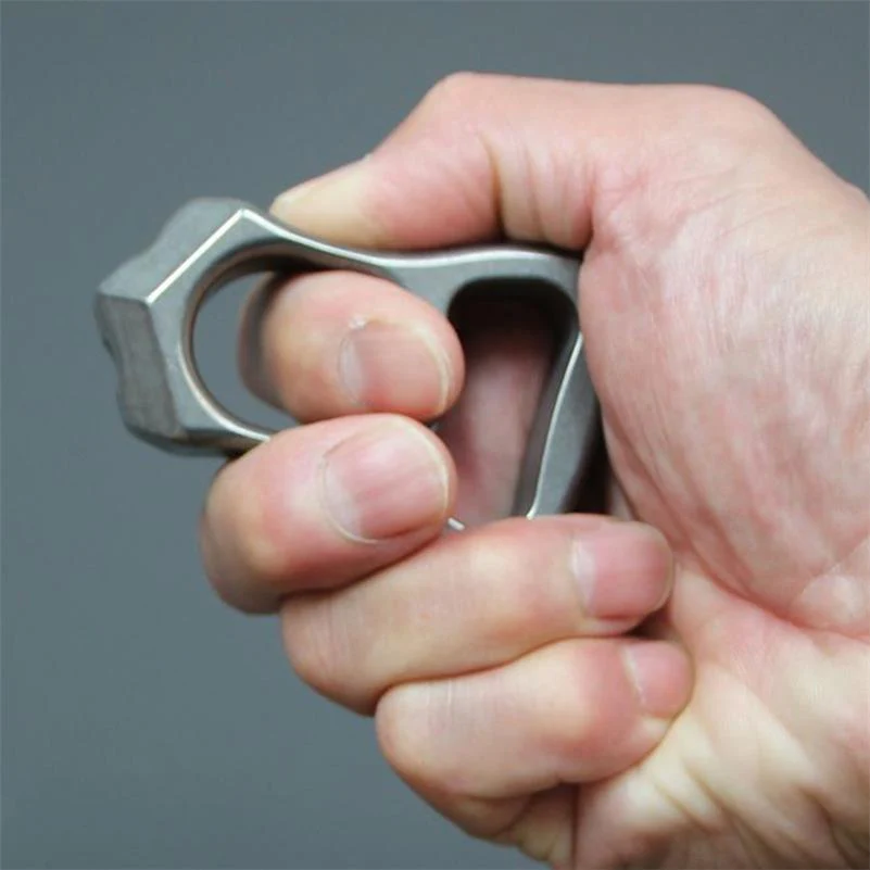 Titanium Bottle Opener Knuckle Self-defense EDC Tool - Image 2