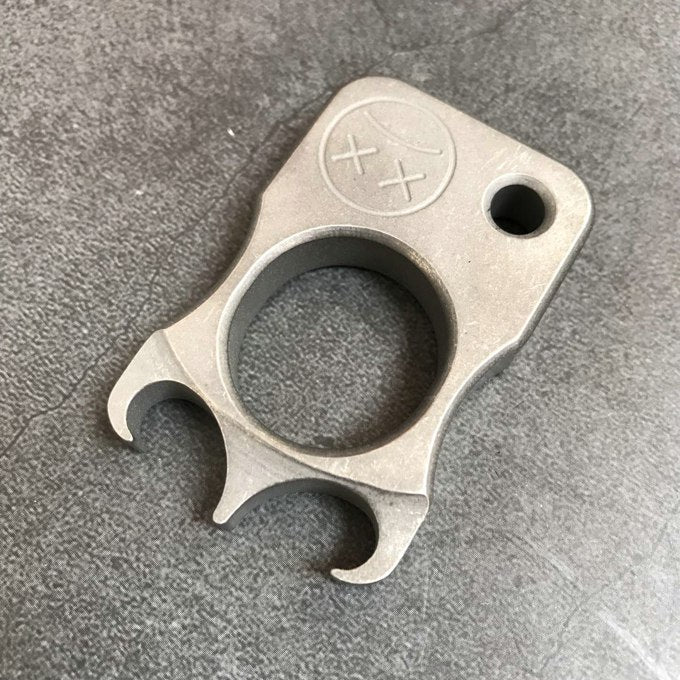 TC4 Titanium Knuckle Duster Boxing Self Defense Multifunctional Window Breaker Outdoor Portable EDC Tool - Image 2