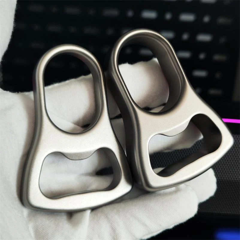 Titanium Knuckle Duster Open-bottle Boxing Self -defense Tool - Image 2
