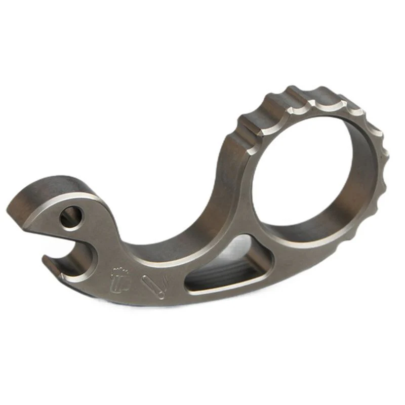 Titanium Snail Knuckle Duster Multi-function Bottle Opening EDC Tool - Image 5