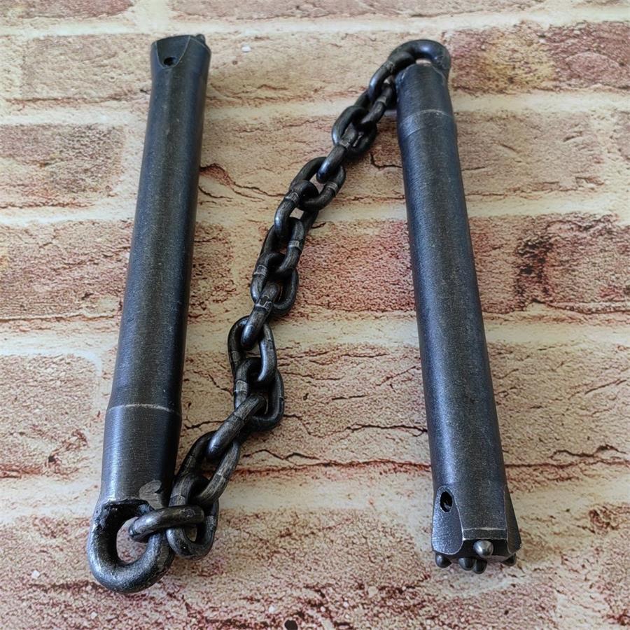 Tungsten Steel Nunchucks Heavy Duty Self Defense Window Breaker Stick - Image 5